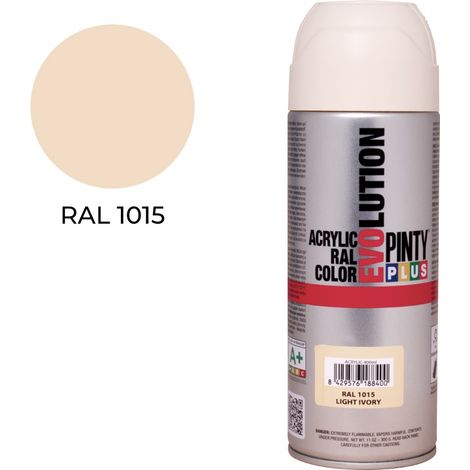 Vernice Spray PintyPlus Evolution RAL 1015 Avorio Chiaro 520cc