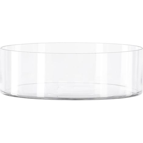 Shine bol en verre transparent.