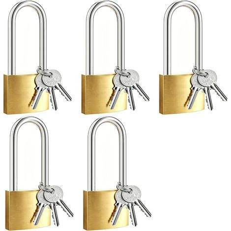 Padlock, 32 mm, Suitcase Padlock with Keys  Luggage, Lockers, Suitcases, Travel Bags, Cabinets and Toolbox (1/5)
