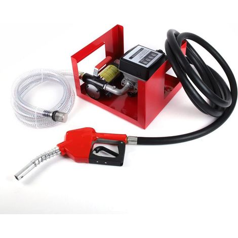 Dieselpumpe, 12V 175W 45L/min Bio Heizölpumpe Selbstansaugend Ölpumpe Pistole, Dieselpumpe 230V Selbstansaugend Zapfpistole Promote Ölpumpe Tankstelle für Frachtschiffe Traktoren