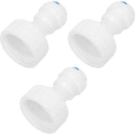 Adaptateur de filetage à connexion rapide pour raccords de tuyaux, 3 connecteurs en plastique (1/5)
