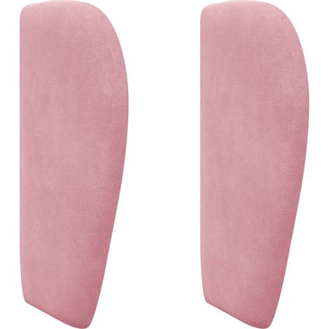 Kopfteil Ohr Rosa 40 x 23 x 6 cm Samt vidaXL