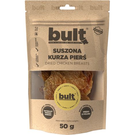BULT masticable natural para perros, pechuga de pollo deshidratada, 50 g. (1/3)