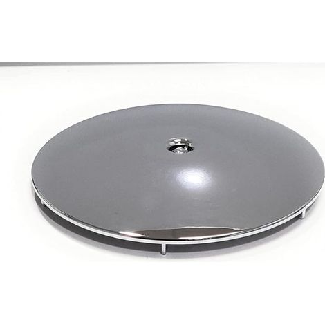 30719719 Dôme en ABS chromé pour bonde évacuation bonde de douche extra-plate, chromé (1/5)