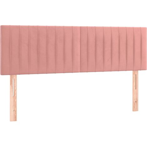 Maison Exclusive - Testiera Rosa 144x5x78/88 cm in Velluto (1/5)