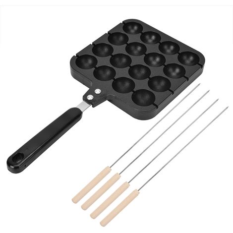 Plaque de cuisson antiadhésive pour takoyaki, moule à griller et à cuire (1/5)