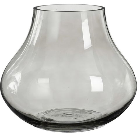 Mica Vase Bellagio grau Glas Ø 25 x 21 cm Vase