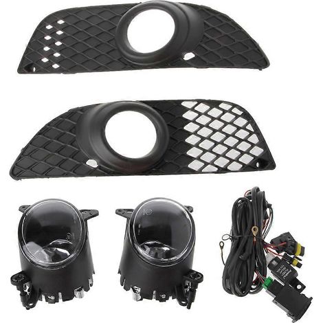 Grille de pare-chocs avant antibrouillard + interrupteur de câblage pour Mitsubishi Lancer (1/5)