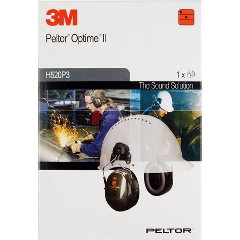 3M Optime™ II H520P3E casco antiruido verde confortable