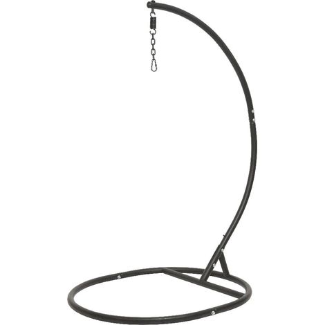 SUPPORTO STANDARD PER POLTRONA SOSPESA A UOVO 105X186CM NERO