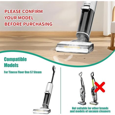 Zubehörset für den Tineco Floor One S7 Dampfsauger, 2 Bürstenwalzen + 2 HEPA-Filter + 1 Reinigungsbürste (1/5)