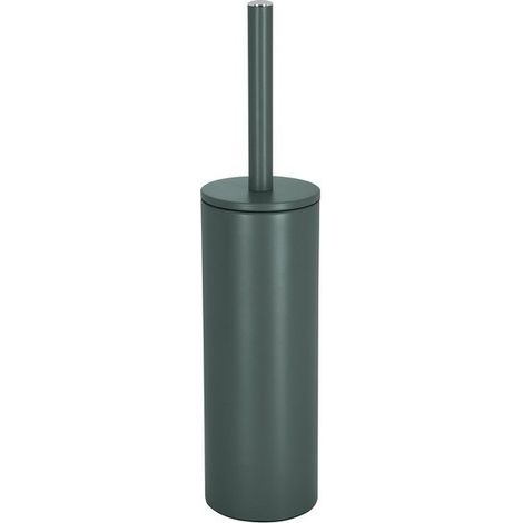 Brosse wc avec support Acier AKIRA Vert Foncé mat Spirella