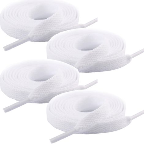 2 paires de lacets plats pour chaussures de sport, baskets et bottes (1/5)