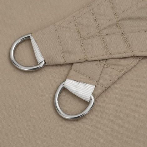 vidaXL Voile de parasol Tissu Oxford rectangulaire 2x3,5 m Taupe (1/5)