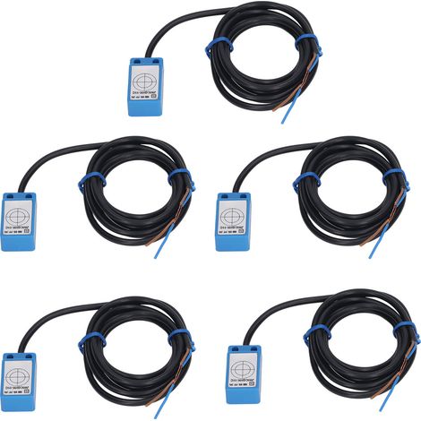 5 Stück 2-Draht-Magnetschalter, normalerweise offen, Hochfrequenz-Magnet-Näherungssensor, DC/AC 5–200 V, 100 mA (1/5)