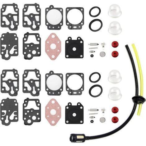 Kit de Reconstruction de carburateur K20-WYL pour carburateur de la série WYL Convient pour Honda Gx22 pour Kawasaki TGX23 pour Echo GT1100 pour G22L avec Assemblage de Conduite de Carburant