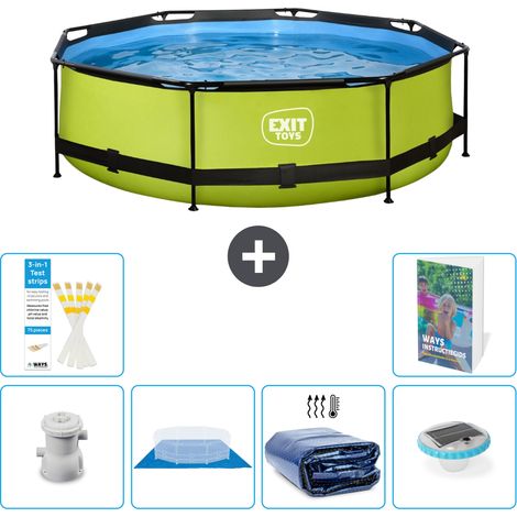 Exit Pool Rund - 300x76 cm - 7-teilig S272