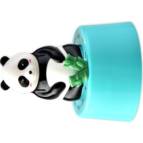 Minuteur mécanique à compte à rebours de 60 minutes, motif animal, magnétique, facile à utiliser, avec alerte sonore et lumineuse, idéal pour la cuisine ou le bureau (bleu). (1/5)