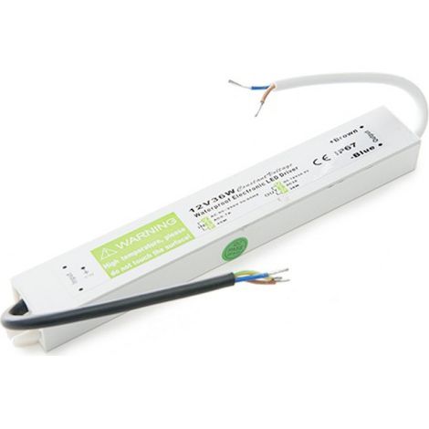 Trasformatore LED 30W 230VAC/12VDC IP67 IP67