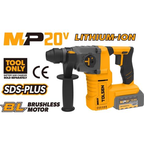 TOLSEN MP20V SERIE 20 V BURSTENLOSER ABBRUCHBOHRER (1/5)