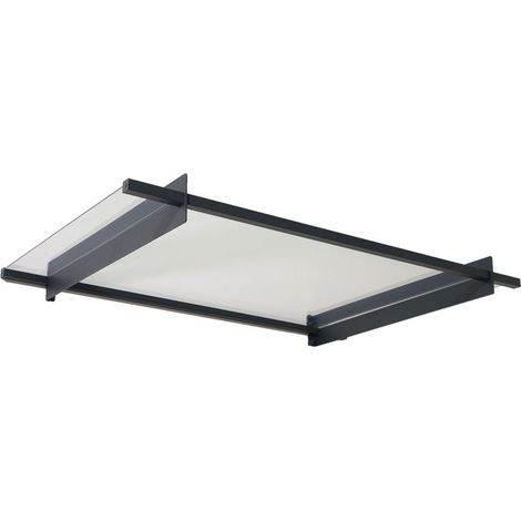 Palram - Canopia Vordach Nancy 1500  Anthrazit  94x151x14 cm (1/10)
