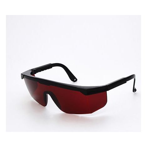 Lunettes de protection laser et lumière pulsée--monture noire lentille rouge