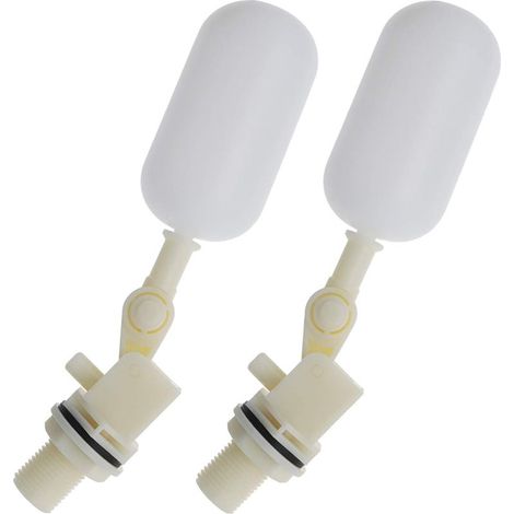 2pcs Robinet Boule de Vanne à Flotteur pour Aquarium Automatique 1/2 Pouce 20mm (1/5)