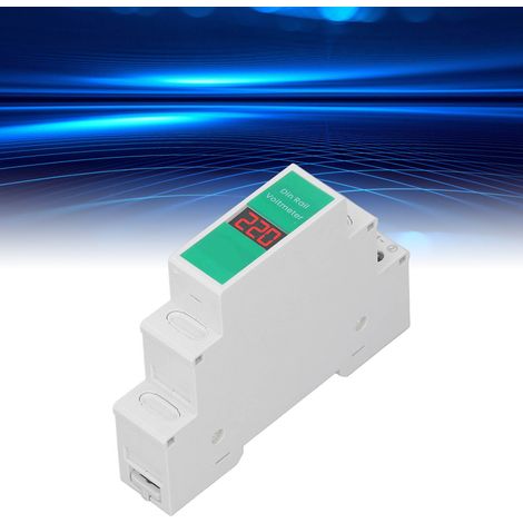 TONGOU Einphasen-Voltmeter 60–450 V AC, intelligentes digitales Anzeigegerät für elektronische und elektrische Anwendungen, Schienenmontage (1/5)