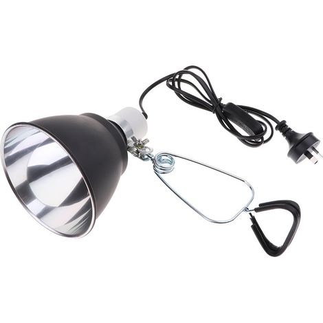 Brand New E27 Reptile Tortoise Ceramic Heating Light Holder Black AU Plug (1/5)