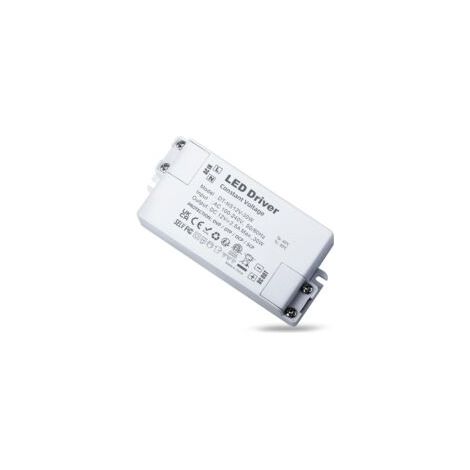 Transformateur LED 12V 30W, Transformateur 220V 12V 2.5A, AC à DC Alimentation Basse Tension, LED Driver de Tension Constante, Transfo LED pour Bandes Leds, Lampes LED, Projecteurs Enfoncés
