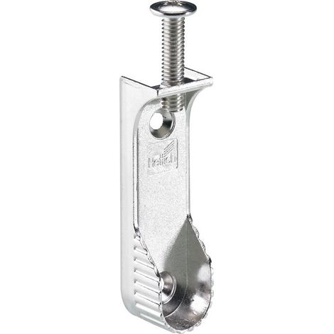 Cojinete de tubo de armario, fundición a presión de zinc, niquelado HETTICH