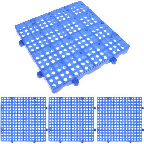 Outdoor Bodenplatten Kunststoff 4 Stück 30X30cm Rutschfest