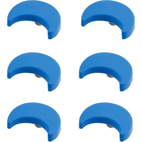 Lot de 6 boutons tiroir en caoutchouc souple, motifs dessin animé pour enfants. (1/5)