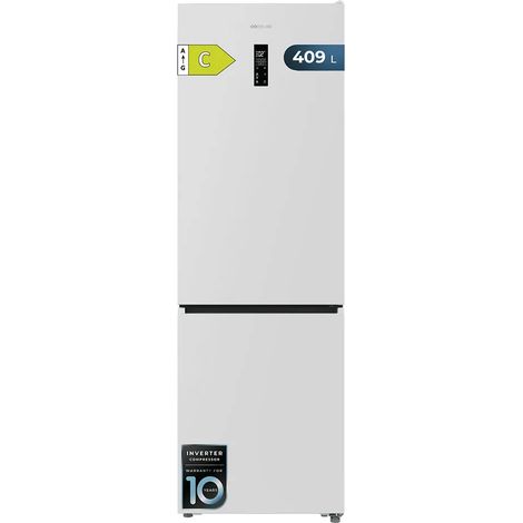 Cecotec Frigorífico Combi 409L Total No Frost Bolero CoolMarket Combi 409 White C. Altura 185cm, MAX INSIDE con VIP Tech (1/3)