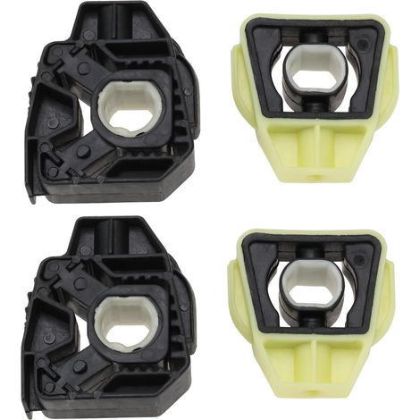 4-Piece Radiator Water Tank Support Kit 1J0806155E 1J0806157F Compatible with Volkswagen Compatible with Seat (1/5)