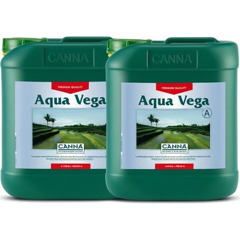Canna Aqua Vega A B 5 Liter Wachstumsdünger Hydrokultur Pflanzendünger (1/5)