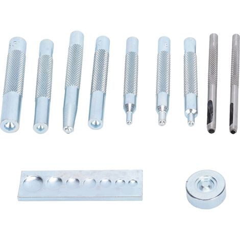 Kit d'outils pour œillets, poinçonneuse, pose-rivets, base, matériel de maroquinerie