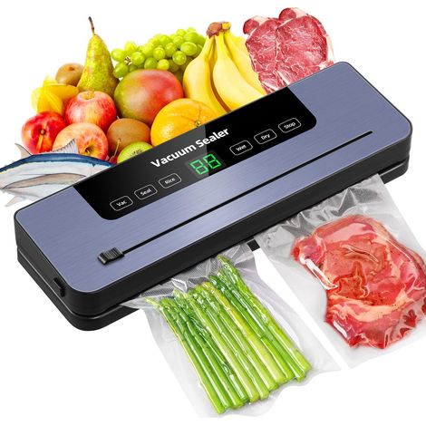 Appareil de mise sous vide alimentaire, adapté aux cuisines domestiques gris (1/5)