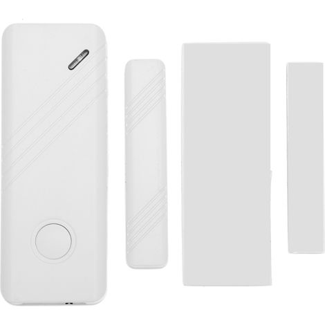 Capteur de porte-fenêtre intelligent sans fil WiFi avec alarme d'urgence à un bouton pour la sécurité domestique (1/5)