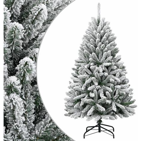 Künstlicher Weihnachtsbaum Klappbar Beschneit 120 cm
