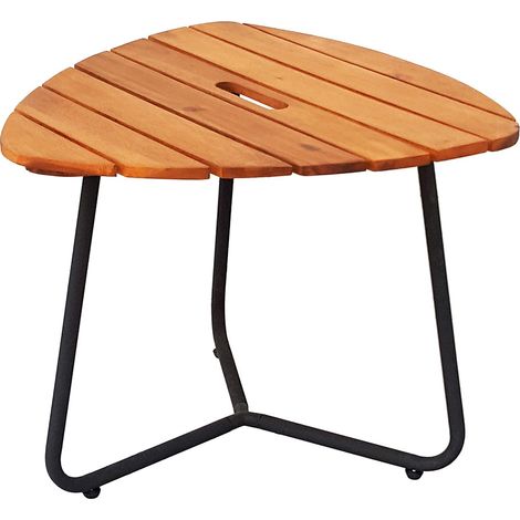 Mesa auxiliar Tommy - Acacia - 48x48x39 cm