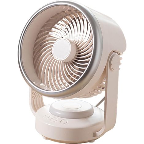 Petit ventilateur de circulation d'air silencieux avec 4 vitesses de refroidissement au sol avec LED pour toute la pièce et la chambre à coucher