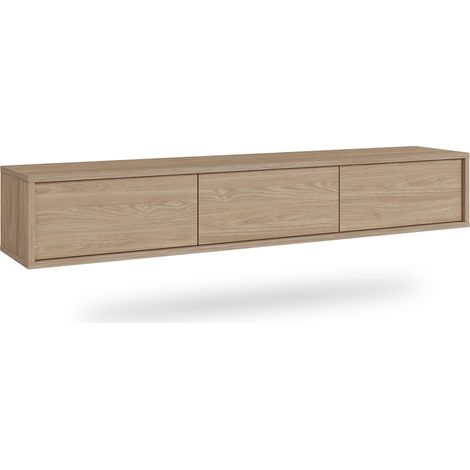 Meuble TV 3 portes 180 cm Idra Bois (1/5)