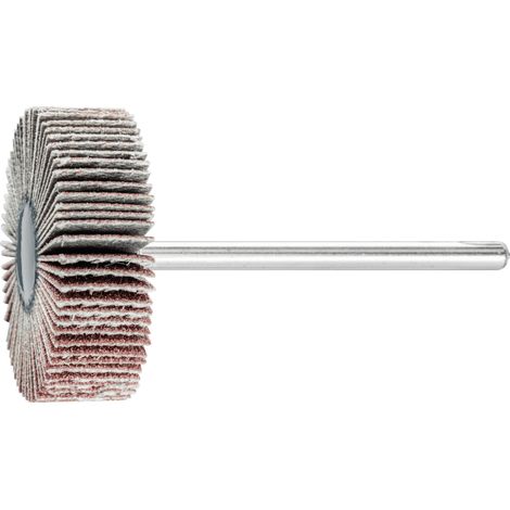 PFERD TOOLS Korund Fächerschleifer F Ø 30x10mm Schaft-Ø 3 mm A150 für Feinschliff und Finish 10 Stk (1/4)