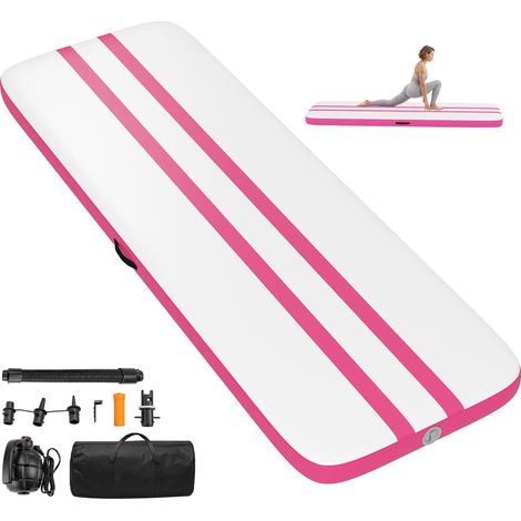 SPORTNOW Tappetino Gonfiabile per Ginnastica con Pompa Elettrica (1/5)