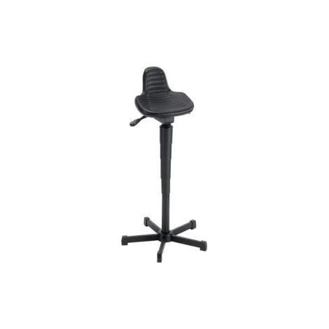 Stehhilfe PU-Schaum Sitz-H.610-895mm STA schwarz Rückstütze MEY (1/2)
