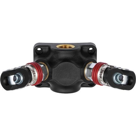 Endverteilerdose Kunststoff Innengewinde 1xG1/2" zu 2xSchwenk- Kupplung 7,2 RIEG (1/3)