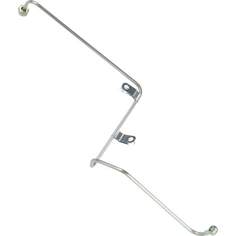 Tube d'admission en acier inoxydable, taille standard, pour turbocompresseur CAT E120B, excavatrice, extrémité relevée (1/5)