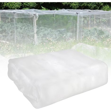 Filet Anti Insecte 3 x 10 m, Réutilisable Maille Fine pour Jardin, Filet de Protection Contre Insectes 60 Mailles, Fine Anti-Insecte en Maille Découpable, pour Légumes, Fruits et Fleurs (1/5)