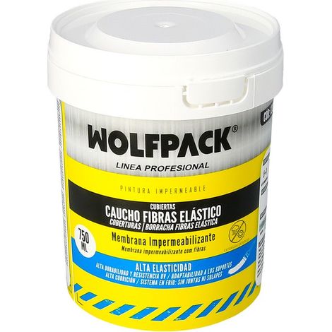 Peinture Imperméabilisante Avec Fibres 750 ml Blanc (1/5)